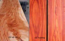 Cách phân biệt sản phẩm gỗ hương và sản phẩm gỗ xà cừ giả hương