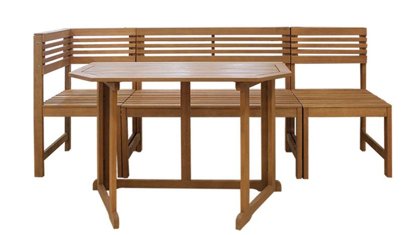 Bộ bàn ghế gỗ bạch đàn
