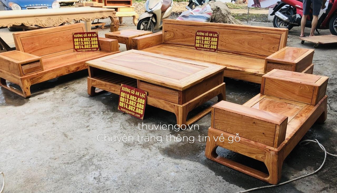 7 lý do khiến sofa gỗ tự nhiên là giải pháp tối ưu cho phòng khách hiện đại Bộ sofa phòng khách gỗ hương đá cao cấp